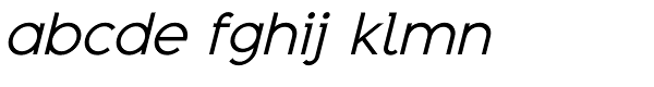 Adequate Italic Font LOWERCASE