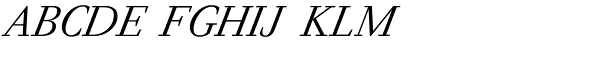 Admark Italic Font UPPERCASE