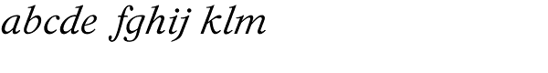 Admark Italic Font LOWERCASE