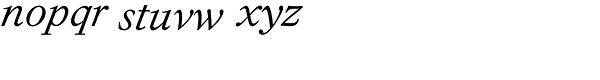 Admark Italic Font LOWERCASE