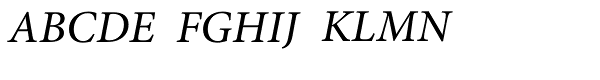 Adobe Hebrew Italic Font UPPERCASE