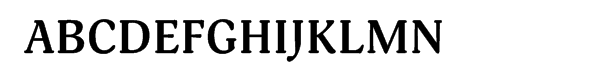 Adonis™ Cyrillic Bold Font UPPERCASE
