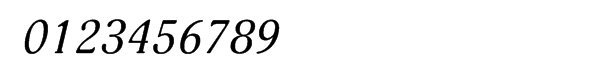 Adonis™ Cyrillic Italic Font OTHER CHARS