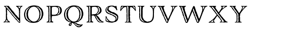 Adorn Engraved Font UPPERCASE
