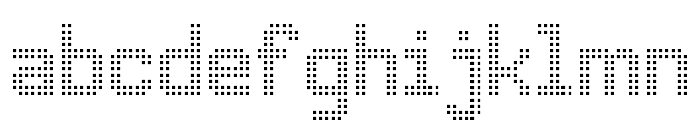 Advanced Dot Digital-7 Font LOWERCASE