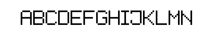 Advanced Pixel-7 Font UPPERCASE