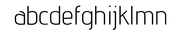 AdventPro-Light Font LOWERCASE