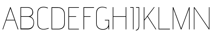 AdventPro-Thin Font UPPERCASE