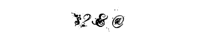 Aenima Font OTHER CHARS