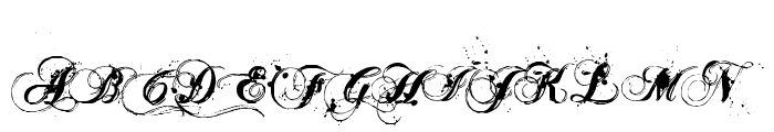 Aenima Font UPPERCASE
