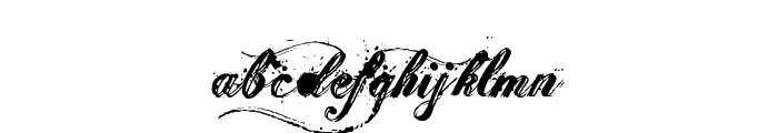 Aenima Font LOWERCASE