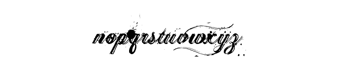 Aenima Font LOWERCASE