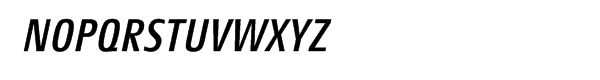 Aeonis™ Pro Condensed Bold Italic Font UPPERCASE