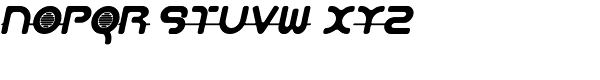 Aeos-System Slope Font LOWERCASE
