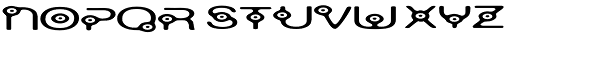 Aerator-Oscillator Font UPPERCASE