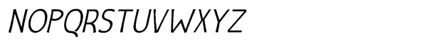 Aerle Std Thin Italic Font UPPERCASE