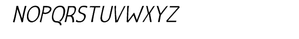 Aerle Thin Italic Font UPPERCASE