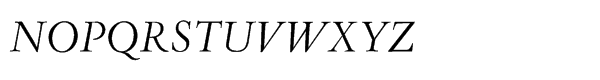 Aetna JY Newstyle 2 Italic Font UPPERCASE