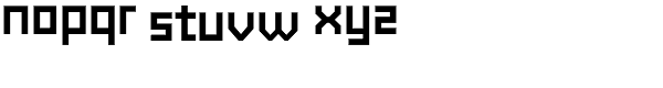 AF Generation A Semi Bold Font LOWERCASE