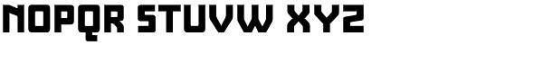 AF Generation AzA Bold Font UPPERCASE