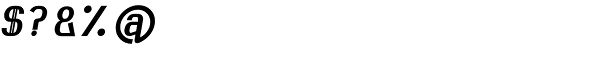 AF Spin Bold Italic Font OTHER CHARS