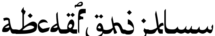 Afarat ibn Blady Font LOWERCASE