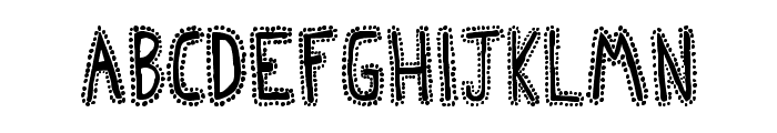 Afro House Font LOWERCASE
