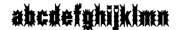 Aftermath BRK Font LOWERCASE