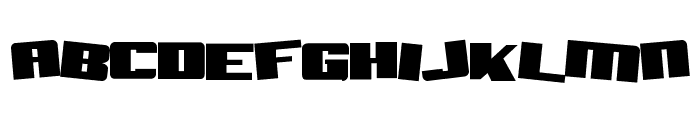 Aftershock Debris Solid Font LOWERCASE