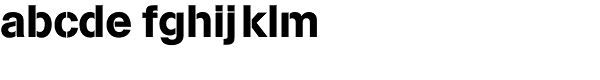 AG Book Pro Stencil Font LOWERCASE
