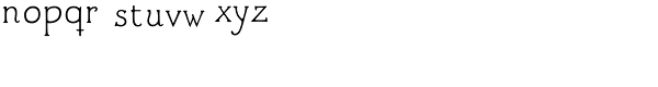 Aged-Book Font LOWERCASE
