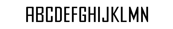 Agency Font LOWERCASE