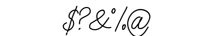 Aka-AcidGR-Calligram Font OTHER CHARS