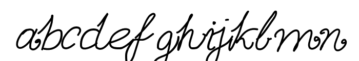 Aka-AcidGR-Calligram Font LOWERCASE