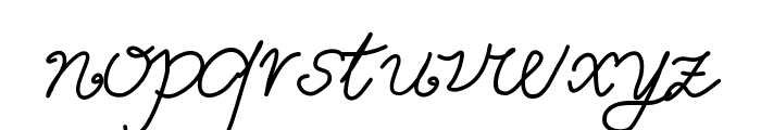 Aka-AcidGR-Calligram Font LOWERCASE