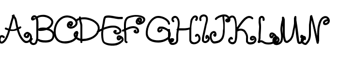 Aka-AcidGR-Curly Font UPPERCASE