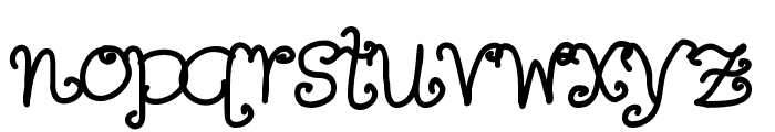 Aka-AcidGR-Curly Font LOWERCASE