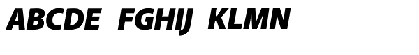 Akagi Pro Ultra Italic Font UPPERCASE