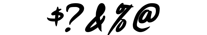 Akiba Punx Bold Italic Font OTHER CHARS