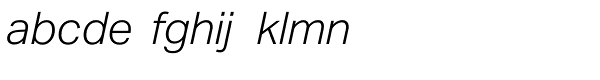 Aktiv Grotesk Corp Light Italic Font LOWERCASE