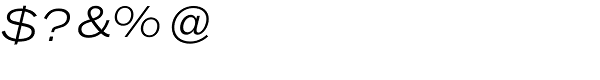Akzidenz-Grotesk BQ Light Extended Italic Font OTHER CHARS