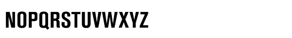 Akzidenz-Grotesk® BQ Pro Condensed Bold Font UPPERCASE