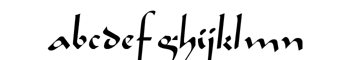 Aladdin Regular Font LOWERCASE
