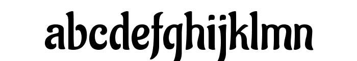 Aladin Regular Font LOWERCASE