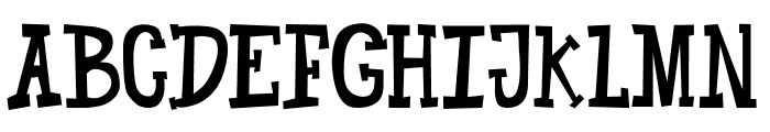 AlanFont-Regular Font UPPERCASE