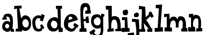 AlanFont-Regular Font LOWERCASE