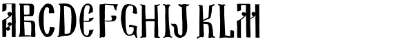 Alaskaya Font UPPERCASE