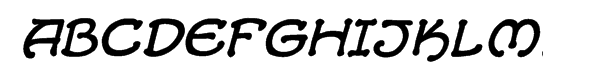 Alchemite Italic Font UPPERCASE