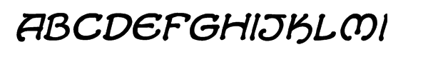 Alchemite Italic Font LOWERCASE