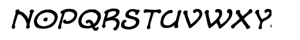 Alchemite Italic Font LOWERCASE